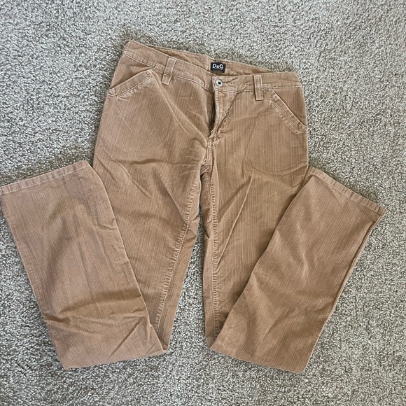 D&G straight leg velvet jeans, size 26 - Picture 7 of 7